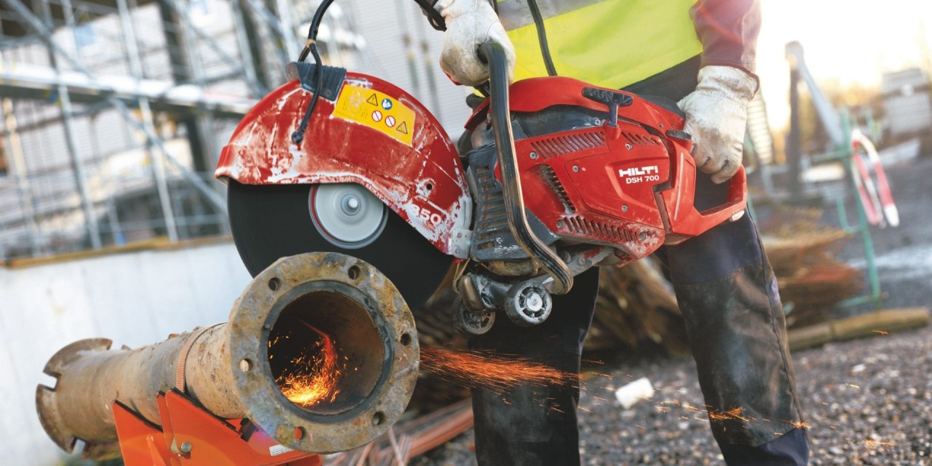 Hilti DSH-X gas saw range easy start- technology