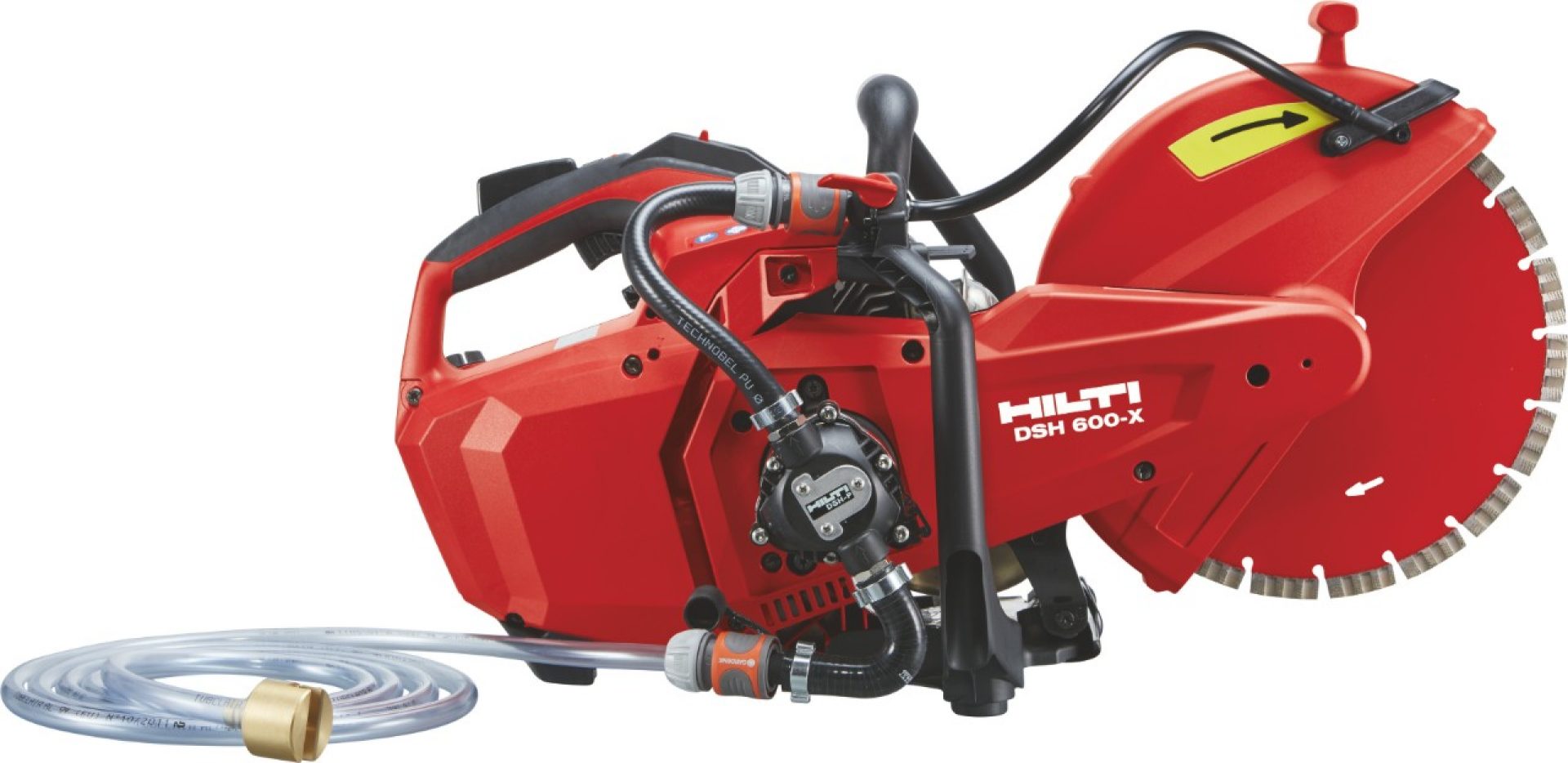 Hilti DSH 600-X light weight diamond gas saw with DSH-P water pump