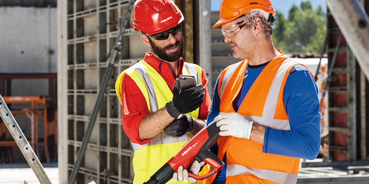 Powder actuated tool DX 5 MX, My Hilti Tool App