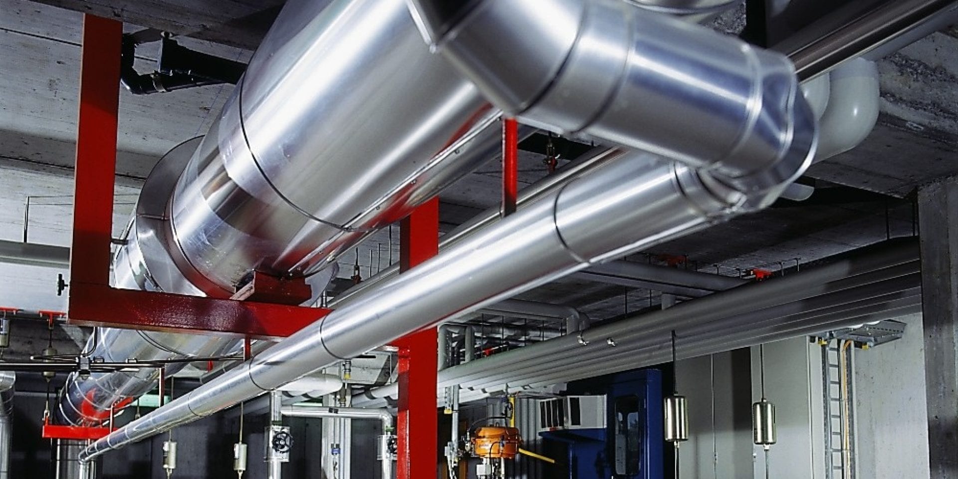 Hilti heavy-duty anchors for support for large pipes