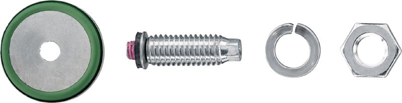 S-BT-ER HC 旋入螺栓 高度腐蝕環境中，對鋼材電氣連接的螺紋旋入式螺樁 (不鏽鋼、公制螺紋)，建議最大橫切面面積為 120 mm² 的連接線纜