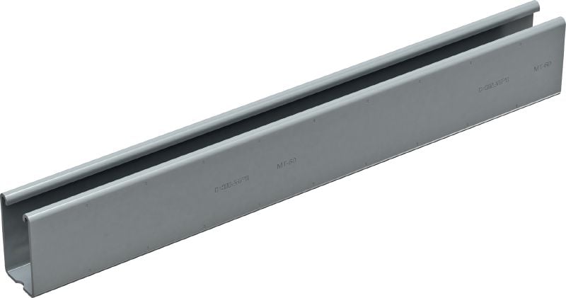 Image 1 of 3: MT-60 OC C 型槽鋼 中型 C 型槽型材，適合在戶外環境中與 MT-FL/MT-TL 組件搭配使用