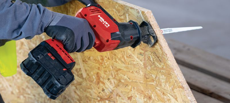 Image 5 of 9: SR 4-22 One-handed reciprocating saw Compact and light cordless one-handed brushless reciprocating saw for everyday demolition and fast, precise cutting (Nuron battery platform) Applications 1