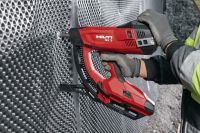 GX 3 Gas nailer Gas nailer with single power source for drywall track, electrical, mechanical and building construction applications Applications 5