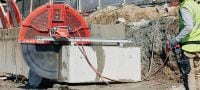 Go to slide 6 of 6: DST 20-CA 2nd Wall saw Electric wall saw for tough cutting jobs with cut assistance and on-board control electronics (no external e-box) Applications 4