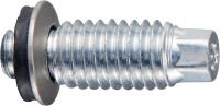 S-BT-GR AL 螺紋螺栓 適合在高度腐蝕性環境中，在鋼材上緊固格柵板的螺紋旋入式螺柱 (不鏽鋼、公制螺紋)