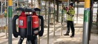 Go to slide 5 of 7: PR 2-HS A12 Outdoor rotating laser level Robust outdoor rotary laser level for horizontal leveling Applications 1