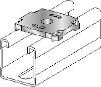 Slide 1 of 2 (selected): MQZ-L Bored plate Galvanized bored plate for fire-tested trapeze assembly and anchoring