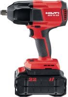 Slide 1 of 6 (selected): SIW 8-22 ½” Cordless impact wrench Ultimate-class, high-torque cordless impact wrench with 1/2 friction ring anvil for structural bolting and anchoring (Nuron battery platform)