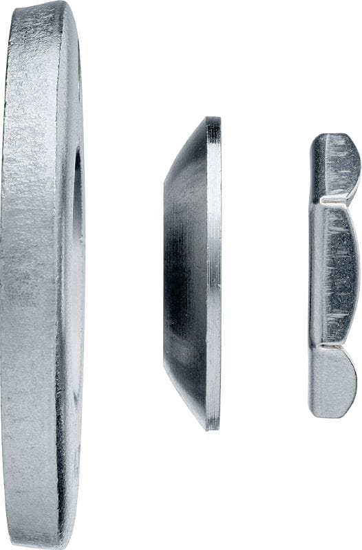 Image 2 of 3: Filling washer (stainless steel) Set for filling the annular gap in mechanical and chemical anchors (A4 stainless steel)