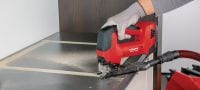 SJD 6-A22 Cordless jig saw Powerful 22V cordless jigsaw with top D-handle for a comfortable grip and superior control during curved cuts Applications 2