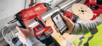 BX 3-ME 02 Cordless nailer 22V cordless nailer for electrical and mechanical applications Applications 1