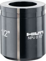 Slide 1 of 2 (selected): NPU Knockout dies (1/2 to 4”) Knockout dies for punching ½ - 4” diameter conduit holes in up to 10-gauge steel