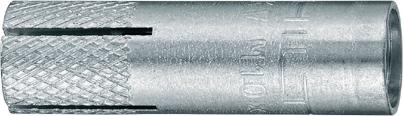 HKV 敲擊式錨栓 (英制) 經濟型手動套組敲擊式錨栓，英制標準尺寸 (無外凸緣)