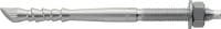 Slide 1 of 3 (selected): HAS-RTZ Anchor rod Ultimate-performance anchor rod for adhesive capsules in cracked concrete (A4 stainless steel)