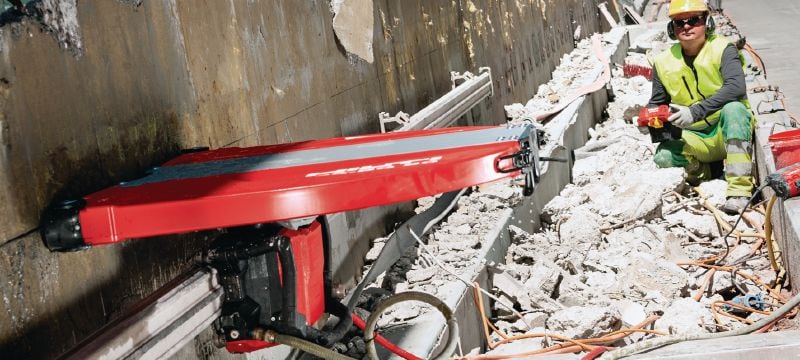 Image 4 of 5: SPX MCL Equidist 牆鋸鋸片 (60H：適用於 Hilti 及 Husqvarna®) 終極牆鋸鋸片 (15 kW)，可以在鋼筋混凝土高速切割，且使用壽命更長 (60H arbor，可配合喜利得及 Husqvarna® 牆鋸使用) 應用 1