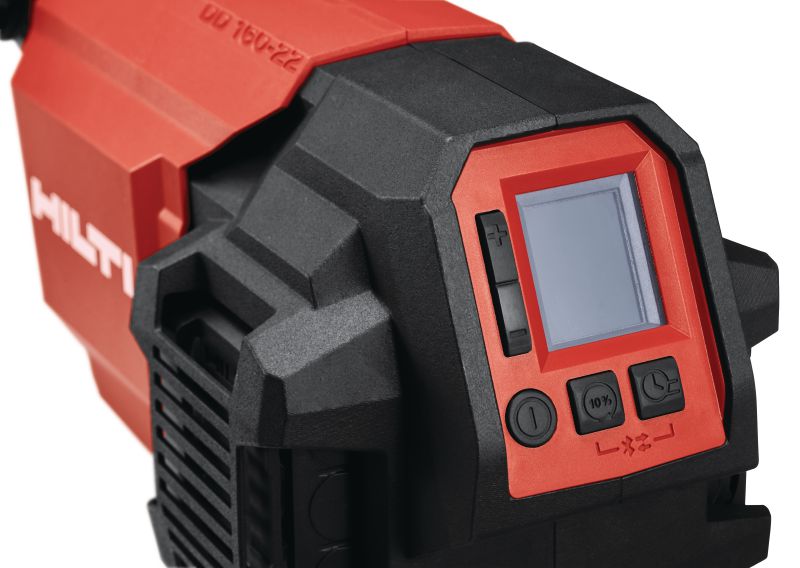 Image 2 of 4: DD 160-22 Cordless core drill Compact and powerful cordless coring machine for rig-based diamond coring from 52-162 mm (2 - 6-3/8) in diameter (Nuron battery platform)