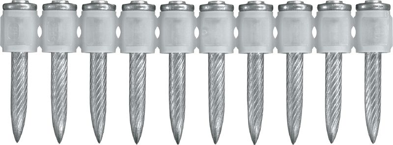 Image 1 of 14: X-U MX 鋼/混凝土釘 (排釘) 終極性能的排釘,適用於使用火藥擊釘器,緊固至混凝土及鋼材