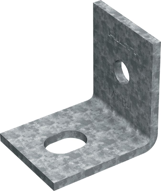 MT-B-L OC 輕型底板 適用於在低污染室外環境中，將輕型支撐槽鋼結構錨固至混凝土或鋼材的後底座連接器