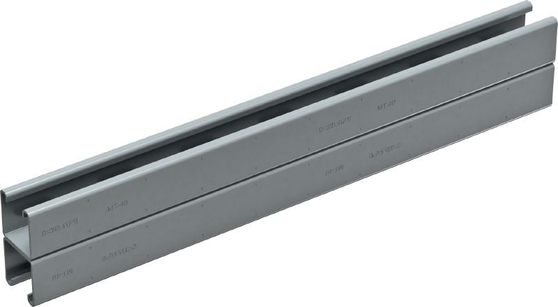 MT-40D OC 雙層槽鋼 背對背雙層槽鋼，適用於低污染室外環境