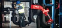 Go to slide 3 of 6: SL 2-A12 Cordless work light Cordless 12V LED task light with flexible head for illuminating confined and medium-sized work areas Applications 1