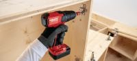Go to slide 3 of 4: SF 2-A12 Cordless drill driver Subcompact-class 12V brushless drill driver for when you need access, low weight and high control Applications 1