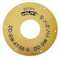 Slide 1 of 1 (selected): DD-SW-S Sealing washer Sealing for the DD-WC-S water dam for core bit diameters from 8 mm (5/16) to 87 mm (3-7/16)
