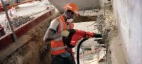 Go to slide 3 of 6: TE DRS-Y Dust removal system Dust removal system for concrete drilling and chiseling with Hilti SDS Max (TE-Y) rotary hammers Applications 2