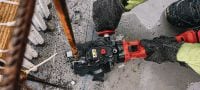 Go to slide 3 of 7: NRC 6-22 Cordless rebar cutter Cordless rebar flush cutter for low spark cold cutting threaded rods and (25mm / #8) rebar (Nuron battery platform) Applications 2