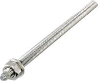 HAS-U-R2 Anchor rod High-performance anchor rod for capsule and injectable hybrid/epoxy anchoring in concrete and masonry
