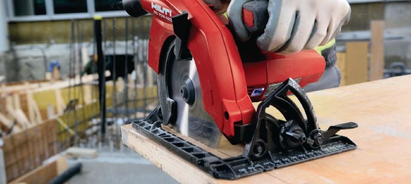 Hilti 22v circular saw clearance