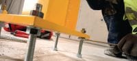 Go to slide 10 of 10: HIT-Z Anchor rod Ultimate-performance anchor rod for injectable hybrid anchors (carbon steel) Applications 4