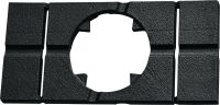 Slide 1 of 2 (selected): FX 3 Support plates Support plates to create a stable base for narrow material when fastening with F-BT-MR SN fusion threaded studs
