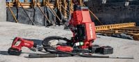Go to slide 4 of 4: NCV 4-22 cordless concrete vibrator Handheld cordless pencil concrete vibrator with brushless motor for compaction of small pours (Nuron battery platform) Applications 3