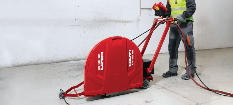 Floor saw DSF 1030-TS cart  應用 1