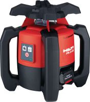 Slide 1 of 7 (selected): PR 2-HS A12 Outdoor rotating laser level Robust outdoor rotary laser level for horizontal leveling