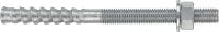 Slide 1 of 7 (selected): HIT-Z-R Anchor rod Ultimate-performance anchor rod for injectable hybrid anchors (A4 stainless steel)