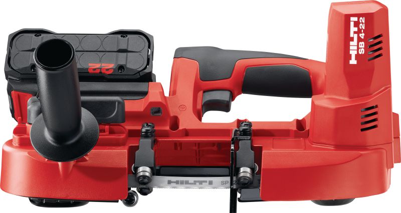Image 2 of 4: SB 4-22 Portable band saw Cordless portable band saw inc. 14/18 TPI blade for precise, low-noise, low-spark cuts through metal up to 63.5 mm│2-1/2” cutting depth (Nuron battery platform)