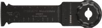 Slide 1 of 1 (selected): Multitool universal plunge cut blade BiM plunge cutting blade for the oscillating multitool, for plunge cuts in nail embedded wood, plastics, and metal