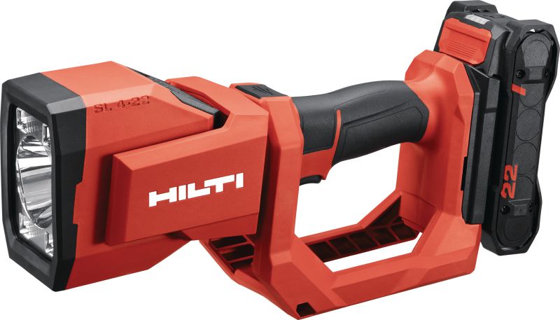 Image 2 of 3: SL 4-22 cordless searchlight Cordless LED light with powerful long-range beam and 3 modes (searchlight, floodlight and combined) for illuminating work areas (Nuron battery platform)