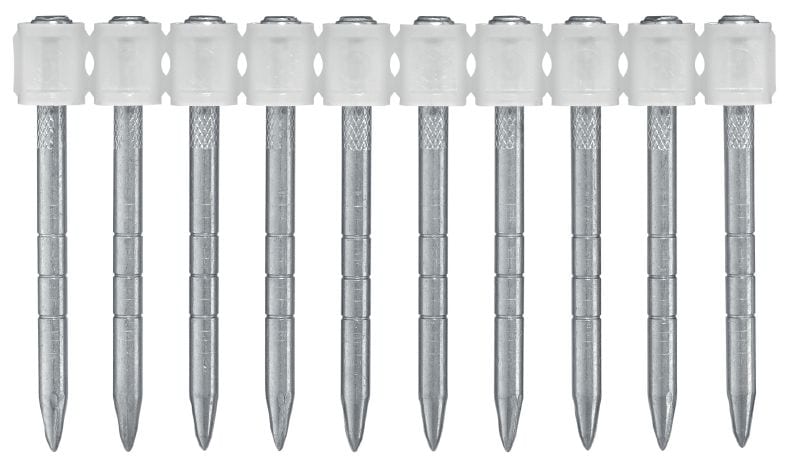 X-CT MX 模板鋼釘 (排釘) 以火藥擊釘器使用的模板連發鋼釘，用於暫時固定混凝土