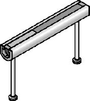 Go to slide 2 of 4: HAC-T Standard anchor channel Serrated cast-in anchor channels in standard sizes and lengths with the approvals needed for 3D loads