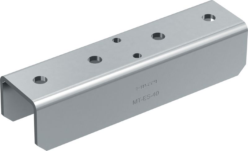MT-ES-40 加強 U 形鉤 適用於 MT 支撐槽鋼端至端連接 (MT-40、50、60、40D) 的加強連接件