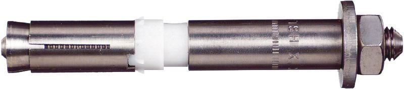 HSL-GR SS 楔形錨栓 高性能楔形錨，通過日常認證，適合安全有關的緊固工作及高腐蝕性環境使用 (A4 不銹鋼)
