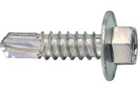 Slide 1 of 1 (selected): S-MD 23 Z Self-drilling metal screws Self-drilling screw (zinc-plated carbon steel) with pressed-on flange for medium-thick metal-to-metal fastenings (up to 6 mm)