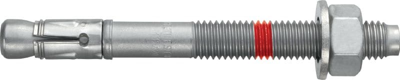 HST3-R 不鏽鋼楔形錨栓 終極性能楔形錨，適合在開裂混凝土中的苛刻靜態負載和地震負載使用 (A4 不銹鋼)