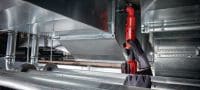 Go to slide 2 of 5: SID 4R-22 Right-angle impact driver Compact, cordless right-angled impact driver for reaching tough-to-access applications Applications 1