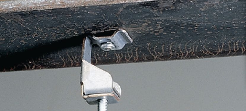 X-HS W U 螺桿吊掛釘 天花吊掛鋼釘適用於連接螺桿 應用 1