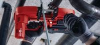Go to slide 4 of 4: SB 4-22 Portable band saw Cordless portable band saw inc. 14/18 TPI blade for precise, low-noise, low-spark cuts through metal up to 63.5 mm│2-1/2” cutting depth (Nuron battery platform) Applications 2