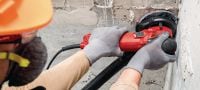 DGH 130 混凝土砂輪機 適用於牆面打磨及拋光處理的混凝土研磨器 應用 4